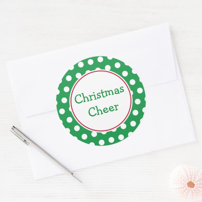 Christmas Cheer Stickers (Envelope)