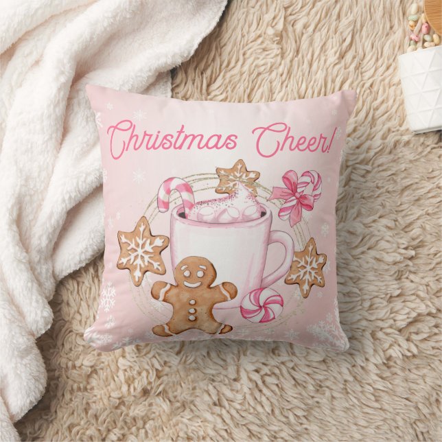 Christmas Cheer Throw Pillow (Blanket)