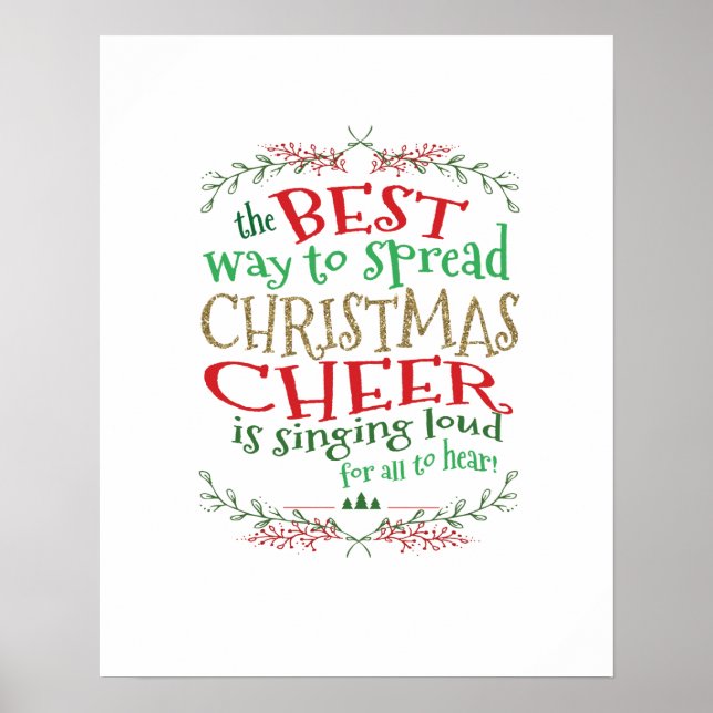 Christmas Cheer Wall Art (Front)