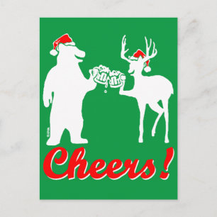 Christmas Cheers ! Holiday Postcard