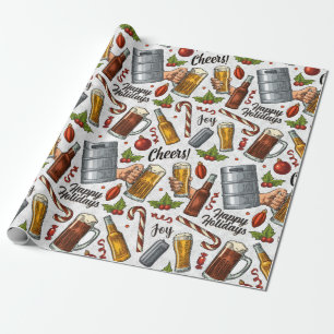 Christmas Cheers Wrapping Paper