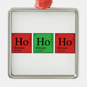 Christmas Chemistry Metal Tree Decoration