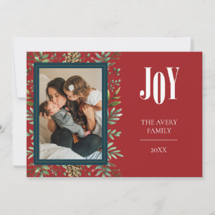 Christmas Cherry Holiday Photo Card