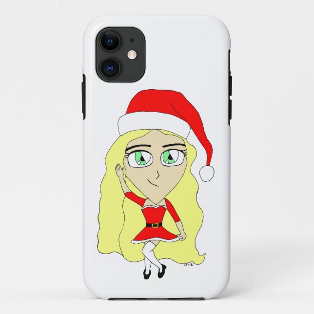 Christmas chibi Case-Mate iPhone case (Back)