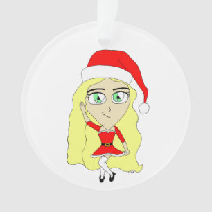 Christmas chibi ornament