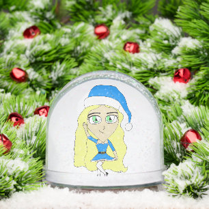 Christmas chibi snowglobe