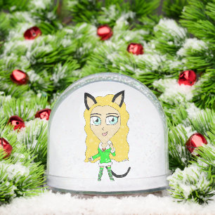 Christmas chibi snowglobe