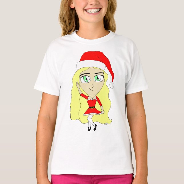 Christmas chibi  T-Shirt (Front)