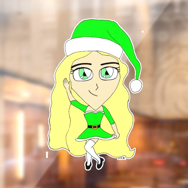 Christmas chibi  window cling (Sheet 2)