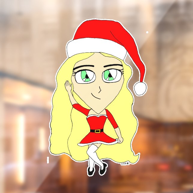 Christmas chibi window cling (Sheet 2)