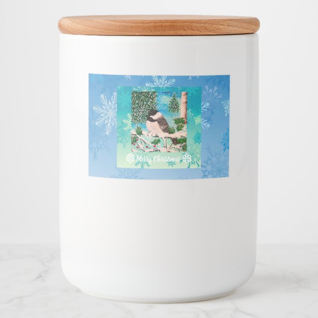 Christmas Chickadee Chatter  Food Label (Front)
