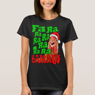 Christmas Chicken Caroling Fa Ra Ra Ugly Christmas T-Shirt