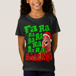 Christmas Chicken Caroling Fa Ra Ra Ugly Christmas T-Shirt