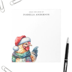 Christmas Chicken From The Desk Of Notepad