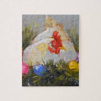 Christmas Chicken Jigsaw Puzzle