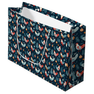 Christmas Chicken  Large Gift Bag