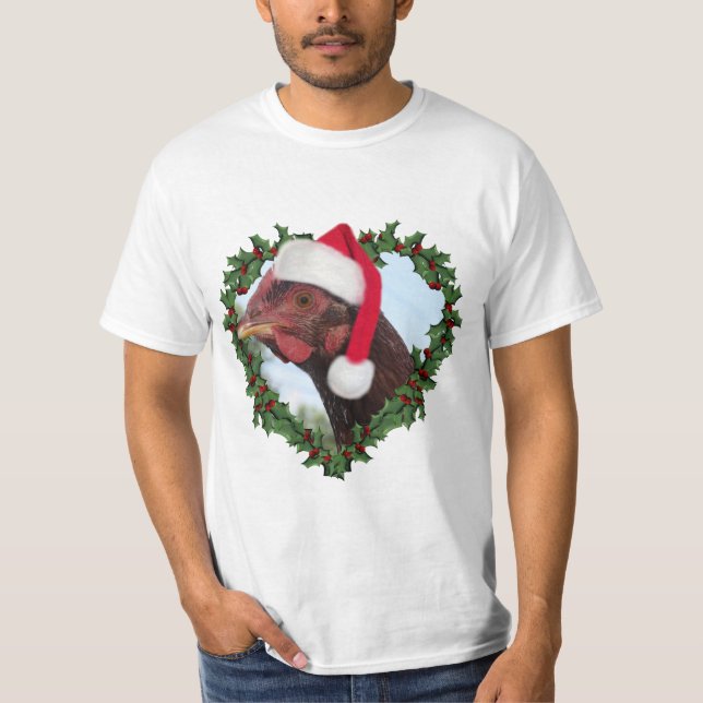 Christmas Chicken *  Rhode Island Red T-Shirt (Front)