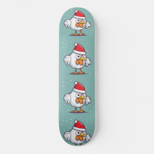 Christmas Chicken Skateboard