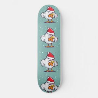 Christmas Chicken Skateboard