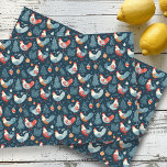 Christmas Chicken  Tissue Paper<br><div class="desc">This design may be personalised in the area provided by changing the photo and/or text. Or it can be customised by clicking Personalise this Template and then choosing the click to customise further option and delete or change the colour of the background, add text, change the text colour or style,...</div>