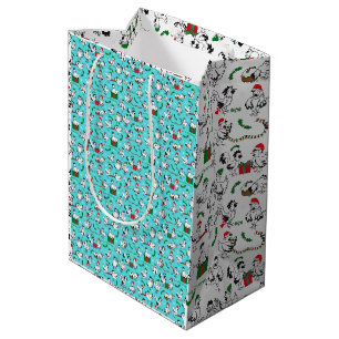 Christmas Chickens Medium Gift Bag