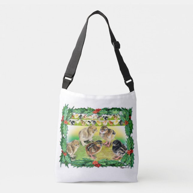 Christmas Chicks Crossbody Bag (Front)