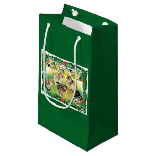 Christmas Chicks Small Gift Bag