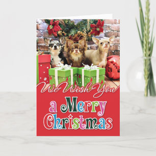 Christmas - Chihuahua - Blue - Precious - Yogi Holiday Card