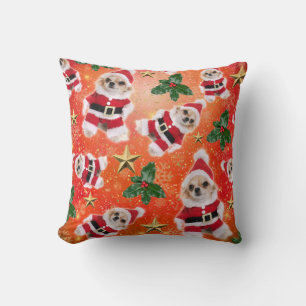 Christmas Chihuahua Cushion