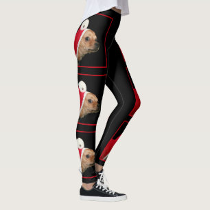 Christmas Chihuahua dog leggings