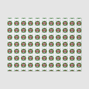 Christmas chihuahua dog tissue paper