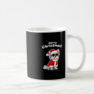 Christmas Chihuahua Funny Santa Dog Cute Holiday D Coffee Mug