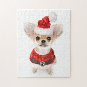 Christmas Chihuahua Jigsaw Puzzle