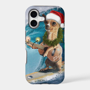 Christmas Chihuahua Surfing