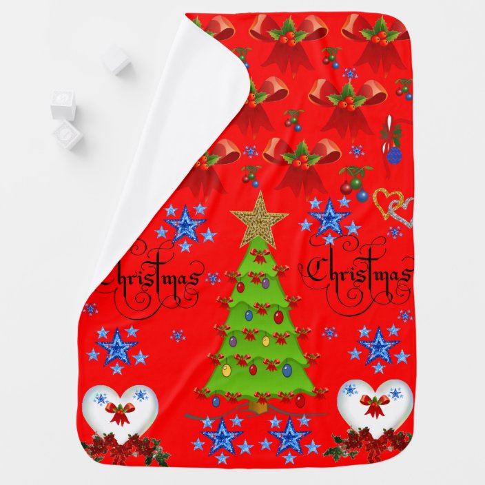 Christmas Children's Fleece Blanket Zazzle.co.uk