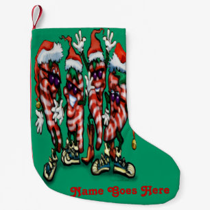 Christmas Chilli Peppers Small Christmas Stocking