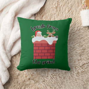 Christmas Chimney Humour Pillow