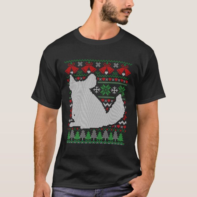 Christmas Chinchilla Gift T-Shirt (Front)