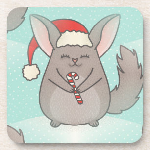 christmas chinchillas coaster