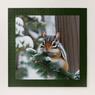 Christmas Chipmunk Jigsaw Puzzle
