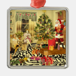 Christmas Chippendale Metal Tree Decoration
