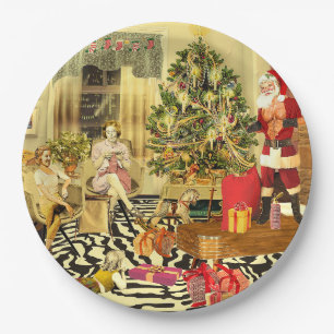 Christmas Chippendale Paper Plate