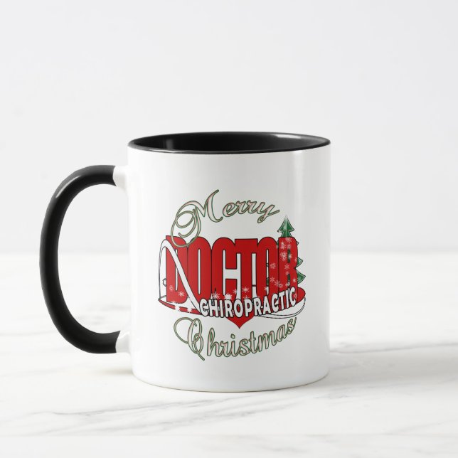 CHRISTMAS CHIROPRACTIC DOCTOR MUG (Left)