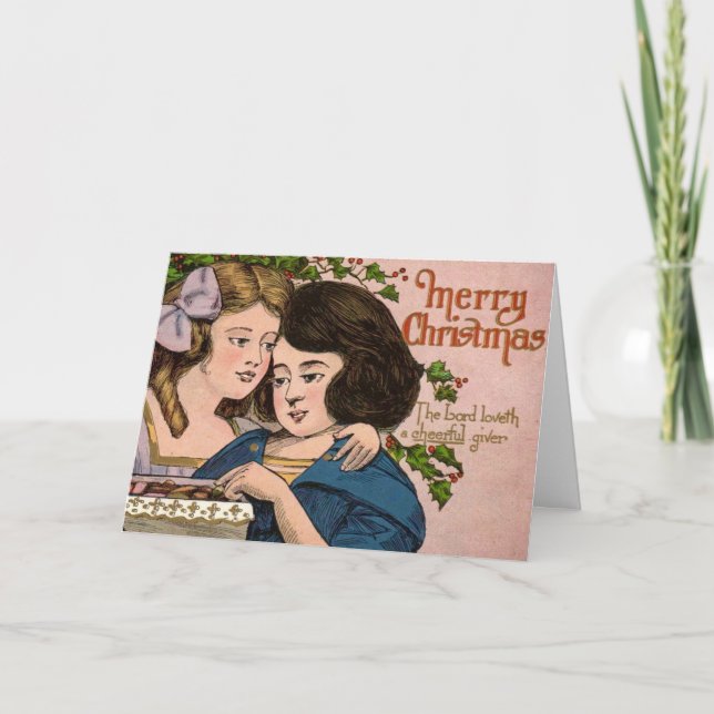 Christmas Chocolate Holiday Card (Front)