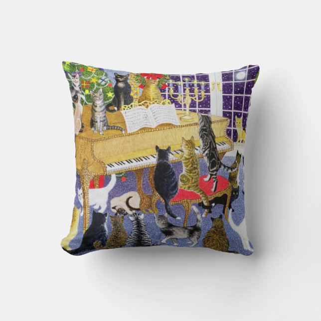 Christmas Chorus Cushion (Front)