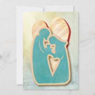 Christmas Christian Mary, Joseph & Jesus Christ Holiday Card