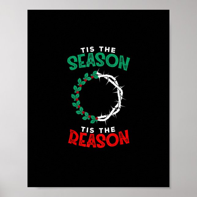 Christmas Christian - Tis The Season Poster (Front)