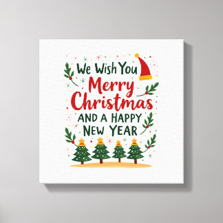 Christmas Christmas Christmas Christmas Christmas Canvas Print