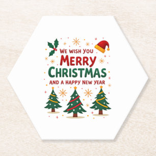 Christmas Christmas Christmas Christmas Christmas  Paper Coaster