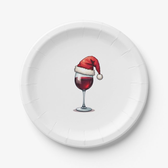 Christmas Christmas Christmas Christmas Christmas  Paper Plate (Front)